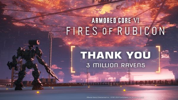 FromSoftware: тираж Armored Core VI: Fires of Rubicon превысил 3 миллиона копий