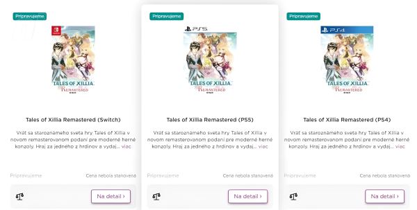 Утечка: Ремастер Tales of Xillia появился в словацком магазине