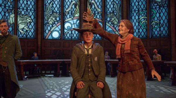 Модель перевоплотилась в студентку школы волшебства и магии Хогвартс из Hogwarts Legacy