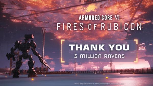 Armored Core 6: Fires of Rubicon разошлась тиражом в 3 миллиона копий